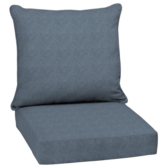 ARDEN Performance Outdoor Deep Seating Cushion Set 24 x 24, Denim Alair