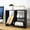 Jet Black, variant on Desktop Organizer Office Storage Rack Adjustable Wood Display Shelf Free Style Double H, Multi-Functional Mini Bookshelf for Desk Natural Stand (Natural Wood Tone)