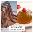 thumbnail image 4 of Cortina de ducha AmazerBath Premium EVA transparente marrón impermeable, 4 of 8