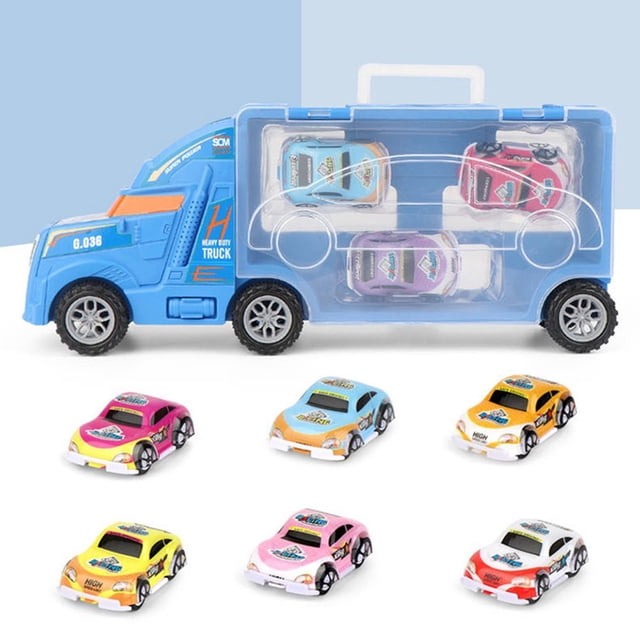 Vehicle Model Toy Car Container Lightweight Convenient Fine Workmanship Detachable Car Carrying Case for Kids