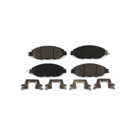TOPAZ Front & Rear Ceramic Brake Pads Kit For Infiniti JX35 QX60 Nissan Murano