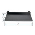 thumbnail image 4 of SSWBasics Wall Shelf - Black Wire Display Shelf, 11½”D X 24”L, 10” Display Area, Some Assembly Required, 4 of 4