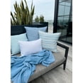 thumbnail image 4 of Blue Yacht Stripe 20x20 Indoor Outdoor Pillow Default Title, 4 of 6