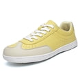 thumbnail image 4 of Men's Dress Sneakers, Leather Fashion Sneakers for Men Oxfords Classic Handmade Comfortable Lace Up Platform Flat Sneakers Tennis Retro Shoes, 4 of 9