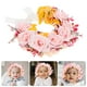 thumbnail image 3 of KAKOWELY Diadema de flores para bebé, diadema para niña, diadema para bebé, accesorio para el cabello para niño pequeño, 3 of 4