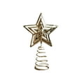 thumbnail image 2 of Iron Golden Five-Pointed Star Tree Topper, Christmas Tree Decorations, Window Ornaments, Holiday Home Décor for Festive Season, 2 of 6