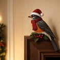 thumbnail image 5 of Lucahom Wooden Bird Door Topper, Adorable Bird Shape Corner Decor, Handcrafted Collection for Doorways, Shelves & Frame Corners, Gift for Nature & Birds Lovers, 5 of 6