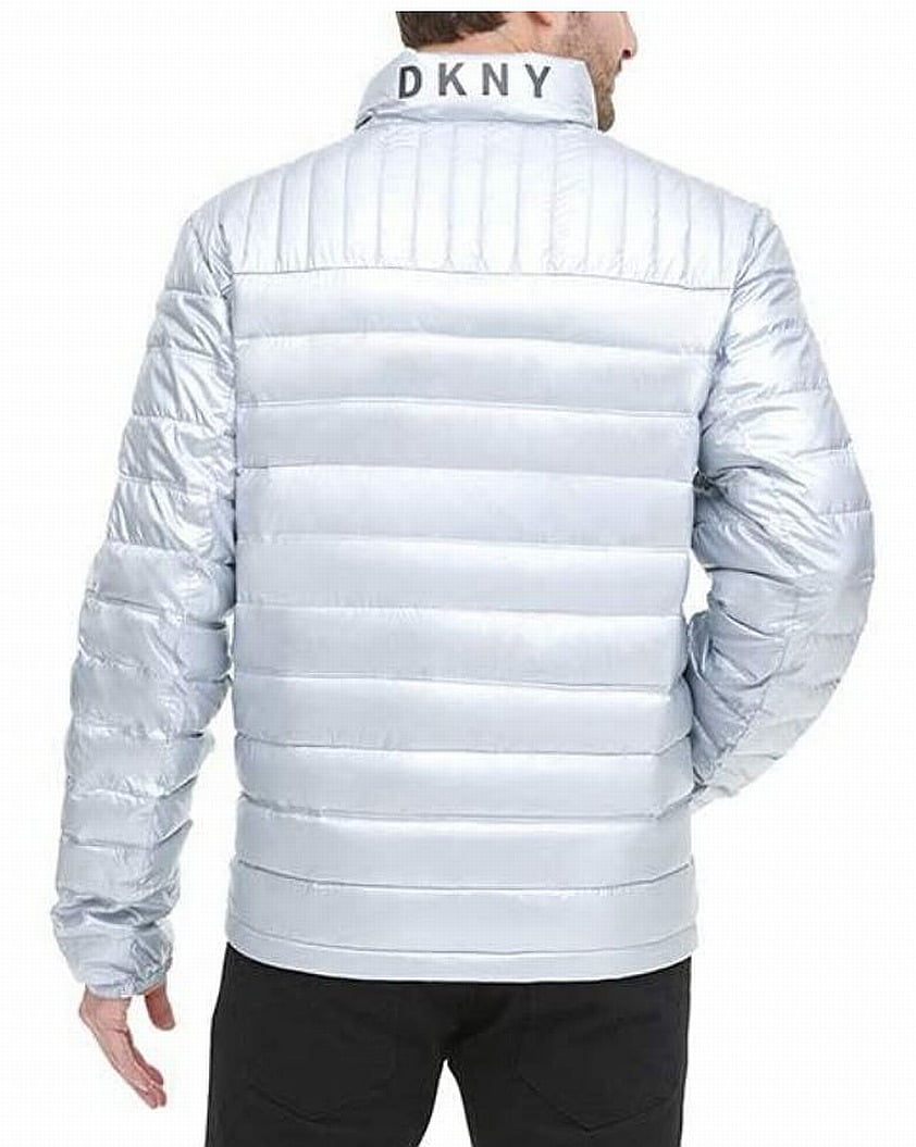 DKNY Mens Jacket Pearilzed Reflective 