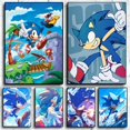 thumbnail image 2 of Póster de anime S-Sonic en papel impreso para el hogar, sala de estar, dormitorio, entrada, bar, restaurante, cafetería, pintura artística, decoración, 2 of 5