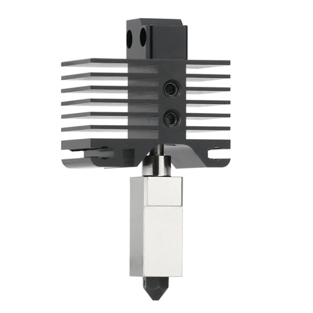 Upgraded Hotend Kit with Plated Copper Heater Block Heatbreak High Temperature 300℃ with 1 Extra Hardened Steel Nozzle Compatible with Bambu Lab X1 Carbom Combo P1P 3D Printer Suitable for 1