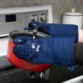 thumbnail image 4 of T-fal Medallion Print Silicone and Cotton Twill Oven Mitts, Two Pack, Blue, 4 of 5