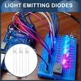thumbnail image 4 of Uxcell 240Pcs Diodos LED de 3mm, Diodos Emisores de Luz, Kit de Lámpara Bulb para Proyectos Electrónicos de Ciencia para Placa de Circuito (Luz Fría, Lente Transparente), 4 of 6