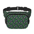 thumbnail image 1 of Fotbe Dinosaur and Bone Cangurera Cuadrada con Estampado de Doble Capa, Bolsa de Cintura Ajustable Mini para Hombres y Mujeres, 1 of 9