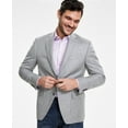 thumbnail image 2 of Michael Kors Mens Houndstooth Coat, Grey, 40 Short, 2 of 2