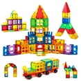 thumbnail image 6 of Magblock Colorful Magnetic Tiles Toy, 120 Piece 3D Building Blocks Set for Kids, 6 of 6