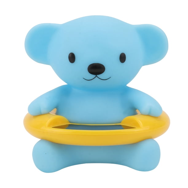 Termómetro de agua 1pc Precioso Termómetro en forma de oso para baño de bebé (cielo azul)