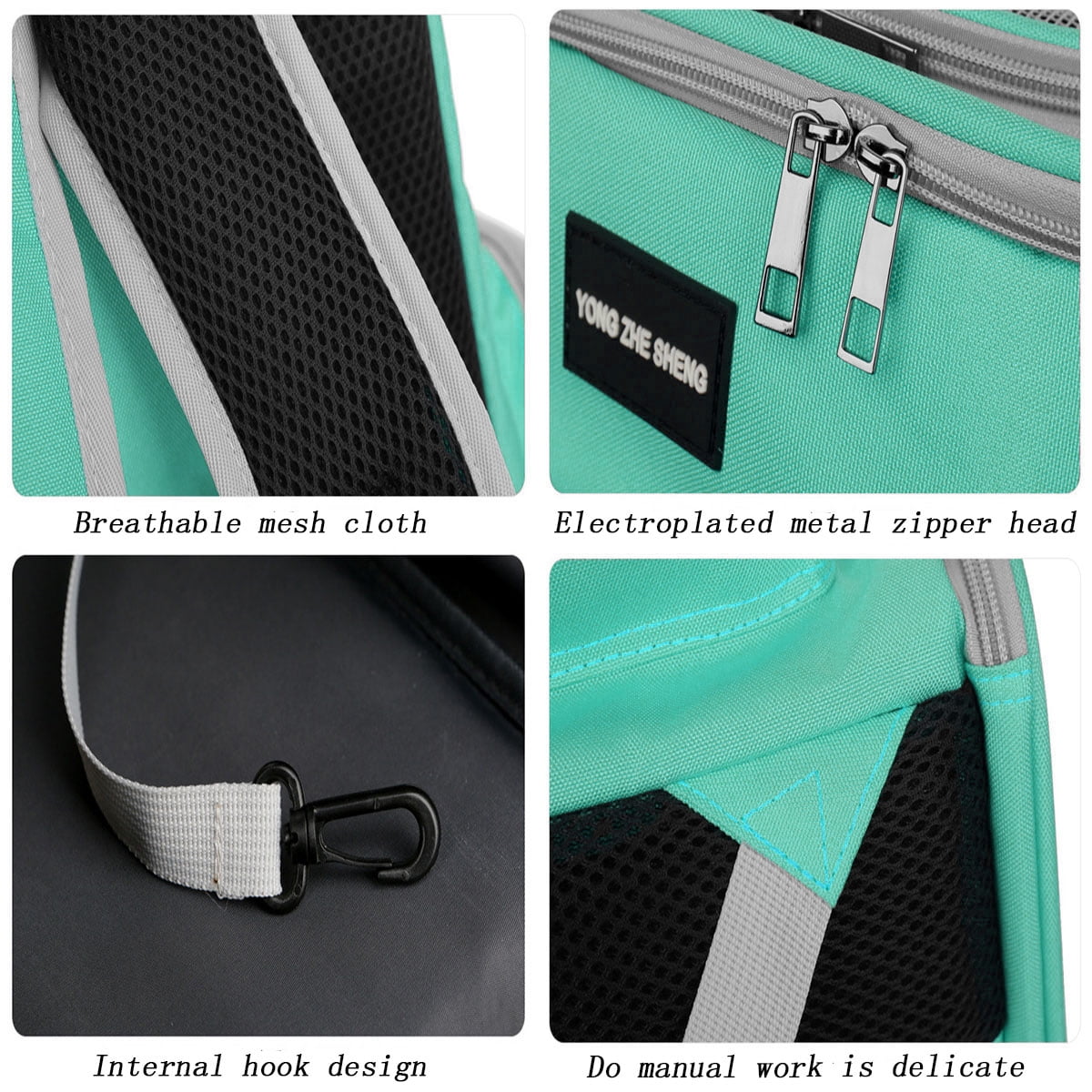 Pet Carrier Backpack Cat Carrier Backpack Dog Carrier Backpack for Small Cats Dogs Wide Use Breathable Strong and Durable Pet Backpack(Green)