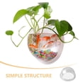 thumbnail image 4 of OULII 1Pack Round Fish Tank Flower Pot Transparent Acrylic Decorative Item for Birthday, 4 of 8