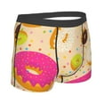 thumbnail image 3 of Disketp Donuts Men'S Boxer Briefs,Soft And Breathable Cotton Underwear With Comfortflex Waistband, 3 of 8