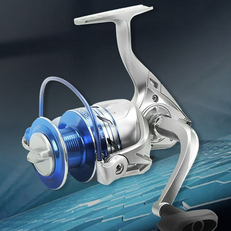 Metal Spinning Fishing Reel With Hollow Carved Design For