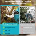 thumbnail image 5 of Electric Pruning Shears Cordless with LCD Display & 2 Batteries, Brushless Heavy Duty Pruner for Tree Branches, 5 of 7