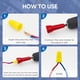 thumbnail image 3 of Tuerca para cables Twister 1 con mandril /4 conector giratorio color rojo, 3 of 8