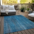 thumbnail image 6 of Addison Rugs Chantille Indoor/Outdoor Transitional Striped Blue Washable Rectangle Rug, 9' x 12', 6 of 6