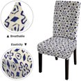 thumbnail image 4 of Kitchen Chair Covers Set of 4 Boho Watercolor Flowers Background Printed Chair Cover Dining Room Chair Seat Covers for Kitchen Dining Room, 4 of 5