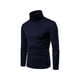 thumbnail image 1 of Minnieouse Camisa térmica de algodón de cuello alto para hombre, jersey de manga larga de Color sólido, ropa interior para dormir en casa y en la escuela Ropa interior Azul oscuro L Minnieouse AP013664-15, 1 of 6
