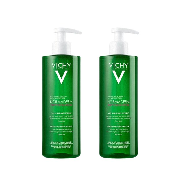 Vichy Normaderm Gel Purifiant Phytosolution 400 ml 2 Pack