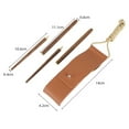 WASHWEPE 1 Pair Wooden Chopsticks Chinese with Storage