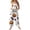 Khaki, variant on Womens Halloween Jumpsuits Witch Hat Spiderweb Halter Backless Horror Overalls Ghost Skeleton Sleeveless Spooky Rompers, L