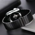 thumbnail image 3 of Stainless Steel strap for Apple Watch band 44mm 40mm iWatch band 42mm/38mm Butterfly Metal Bracelet Apple watch serie 5 4 7 se 6 - black, 3 of 9