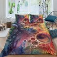 thumbnail image 1 of Ensembles de Literie Design Maison Strange Creatures Housse de Couette Imprimée pour Garçons Filles, Simple (68"x86 Pouces), 1 of 5
