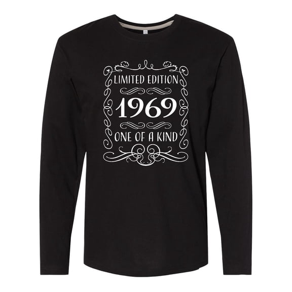 Inktastic Limited Edition 1969 One of a Kind Long Sleeve T-Shirt