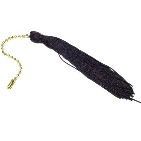 Midwest Fastener MF64645 5 in. Ball Chain Tassels, Black - 3 Piece