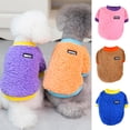 thumbnail image 2 of Solid Coral Fleece Pet Pullover Keep Your Dog Warm in Winter – Soft & Cozy Sweatshirt, 2 of 8