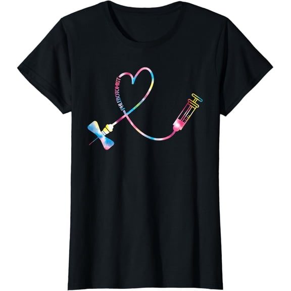 TIE DYE Phlebotomist Phlebotomy Technician Nurse Clinical T-Shirt mens t shirt,black,women,funny,misfits,men,journey