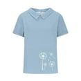 thumbnail image 4 of My Orders Lightweight Tops & Blouses Womens Blouses And Tops Casual Novelty Golf Tees for Women Women Summer Tops Loose Golf Shirts for Women, 4 of 4