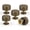 Antique Bronze, variant on Antique Brass Kitchen Cabinet Knobs Solid Brass Pulls for Dresser Drawer Vanity Closet Wardrobe, Modern Bathroom Bedroom Living Room Cabinet Hardware