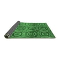 thumbnail image 2 of Ahgly Company Indoor Rectangle Abstract Emerald Green Modern Area Rugs, 6' x 9', 2 of 4