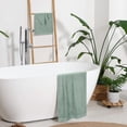thumbnail image 4 of BELIZZI HOME Ultra Soft 3 Pack Cotton Towel Sets - 1 Pc Bath Towel 28x55 inch, 1 Pc Hand Towel 16x24 inch & 1 Pc Wash Coth 12x12 inch. For Everyday Use, Compact & Light Weight - Jade, 4 of 6