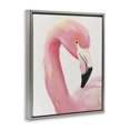 thumbnail image 2 of Stupell Industries Coastal Serene Pink Flamingo Portrait Gray Floating Frame Canvas Art, 17 x 21, by The Prints Vibe, 2 of 8
