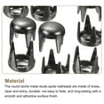 thumbnail image 4 of 100Pack 3.5mm Black Round Dome Studs Metal Claw Beads Nailhead for Leather Craft Clothes Belt Bag Shoes, 4 of 7