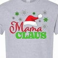 thumbnail image 4 of Inktastic Mama Claus with Christmas Santa Hat and Snowflakes T-Shirt, 4 of 5