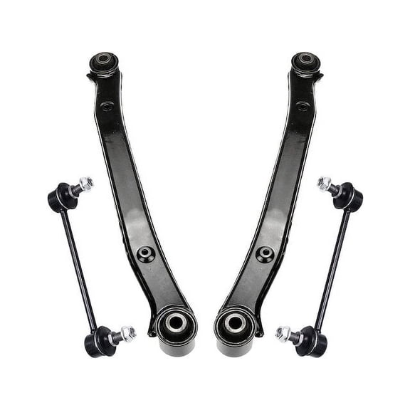 Rear Control Arm and Sway Bar End Link Kit - Compatible with 2007 - 2012 Hyundai Elantra 2.0L 4-Cylinder 2008 2009 2010 2011