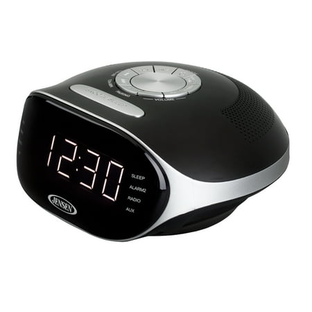 JENSEN JCR-228 Digital Bluetooth AM/FM Dual Alarm Clock (Best Bluetooth Alarm Clock)