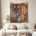 thumbnail image 2 of Flannel Fleece Throw Blanket, Soft Large Throw Blanket, Lightweight Cozy Plush Throw Blanket Fit Sofa Bed, 30"x40", Tiger, 2 of 7