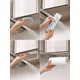 thumbnail image 5 of Gabinete de cocina sin soporte de toallas de papel perforadas, soporte de papel de pegado de pared, soporte de tela perezosa PenghuiLiu 9024719109282, 5 of 5