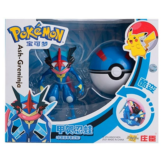 Figuras de Pokémon, juguete de deformación de caja Original, Pikachu, Charizard, Greninja, monstruo de bolsillo, modelo de Pokeball, regalo